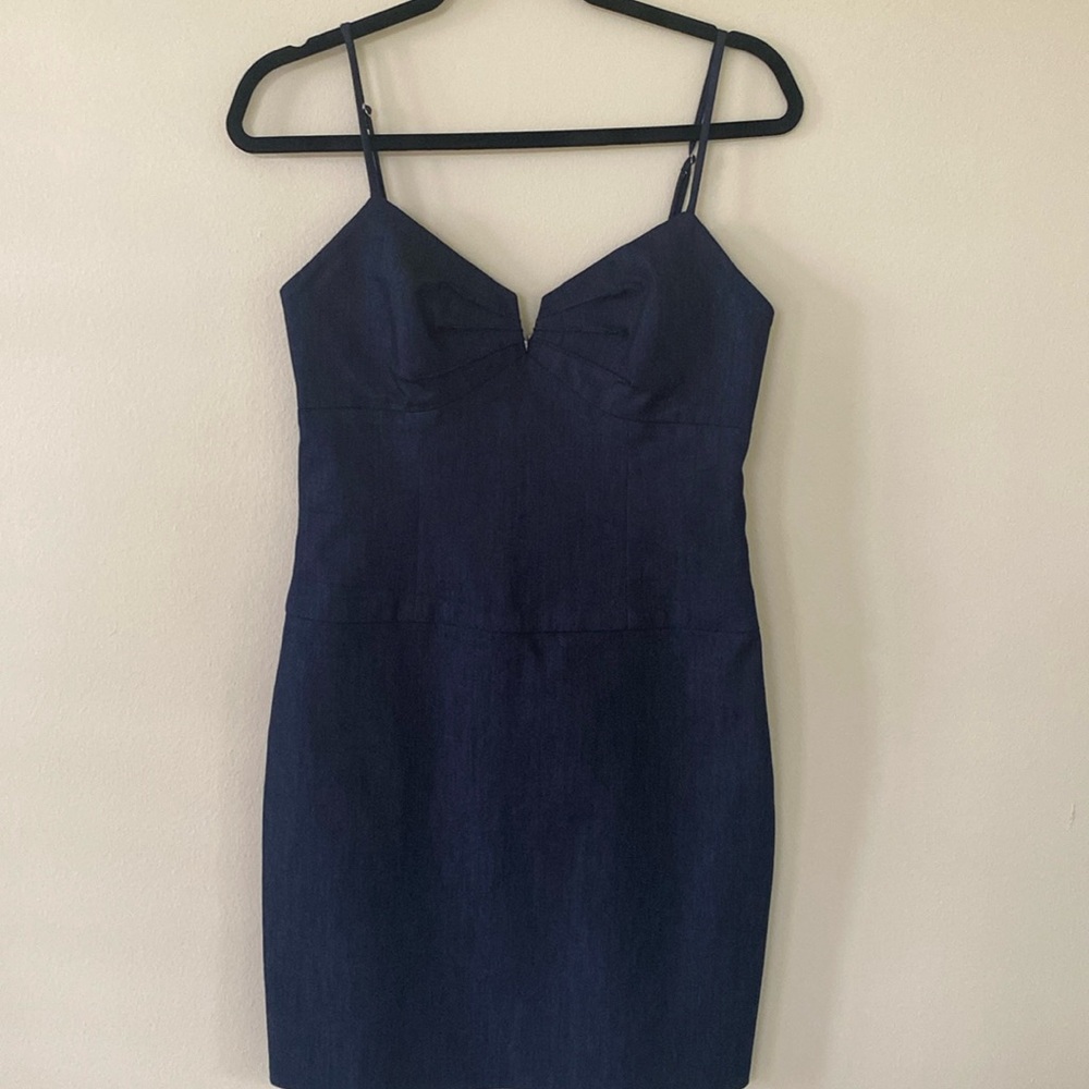 Women’s Black Halo Denim Dress